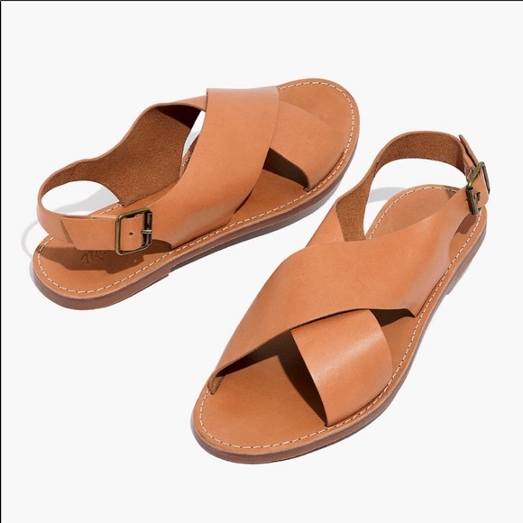 Madewell Shoes - NWOT Madewell The Boardwalk Crossover Sandals